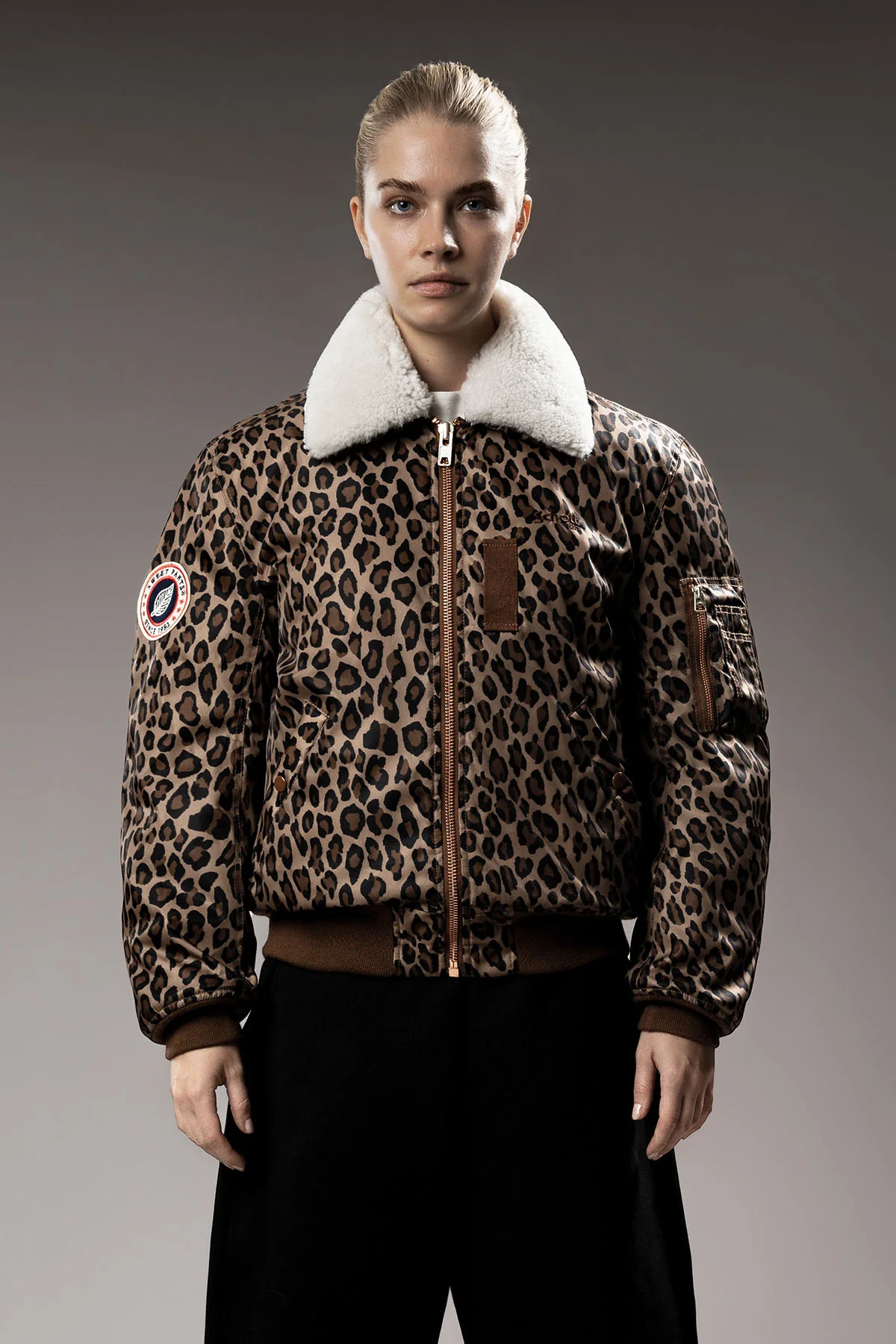 BOMBER B-15 SCHOTT x SWEET PANTS