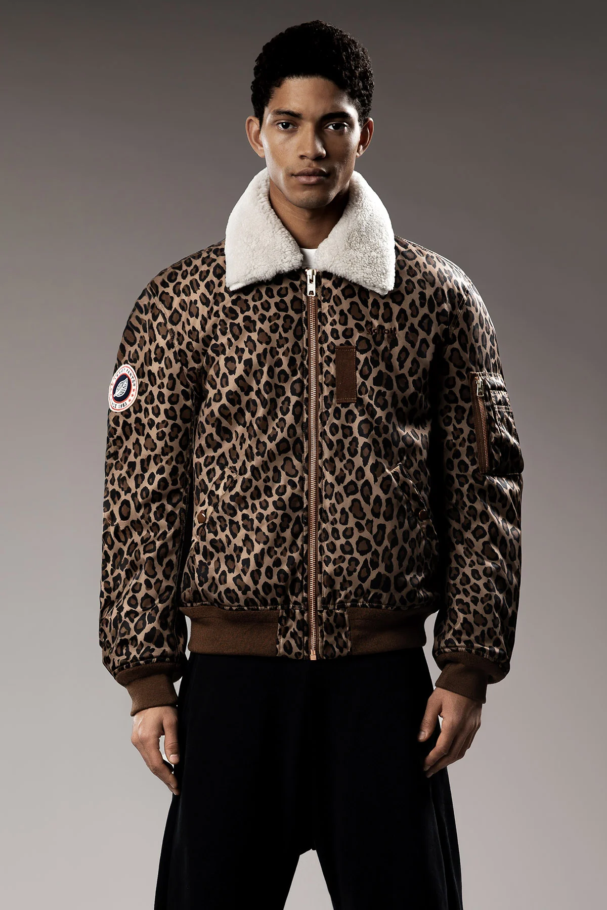 BOMBER B-15 SCHOTT x SWEET PANTS