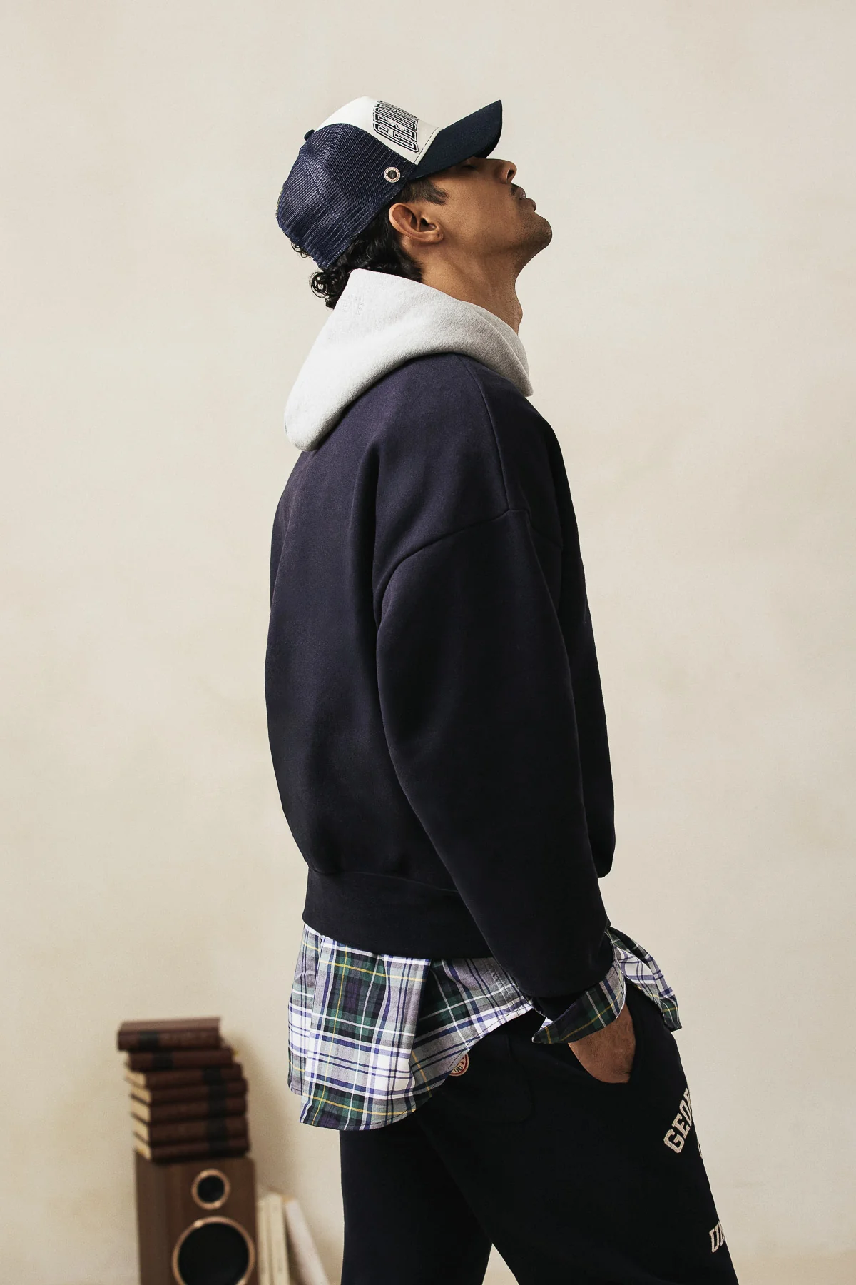 GEORGETOWN HOOD NAVY - Image 5