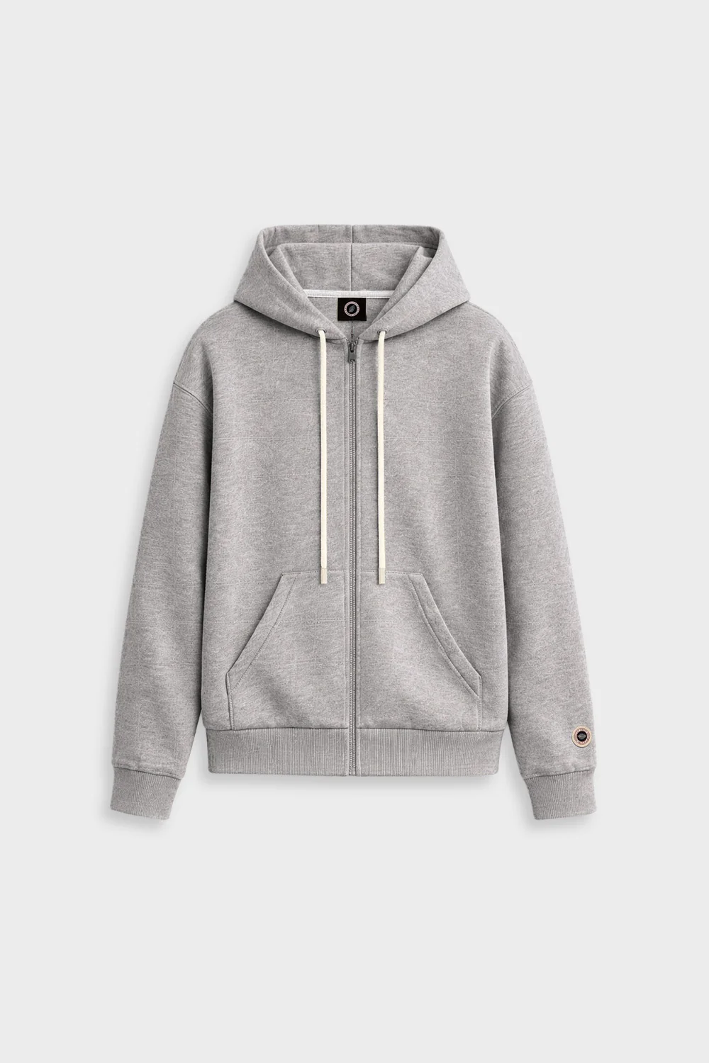 ICONIC ZIP UP GREY MARL