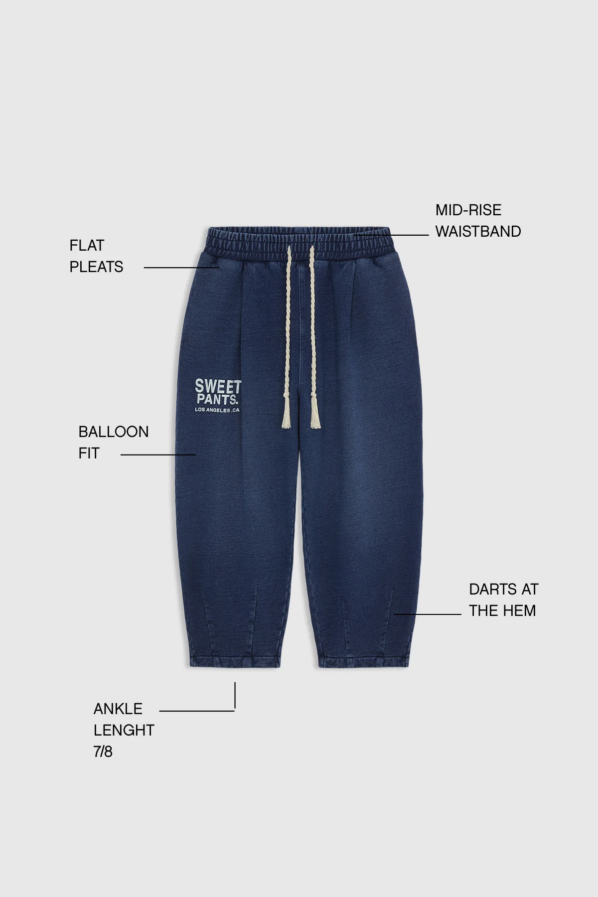 INDIGO BALLOON PRINT DARK BLUE - Image 6