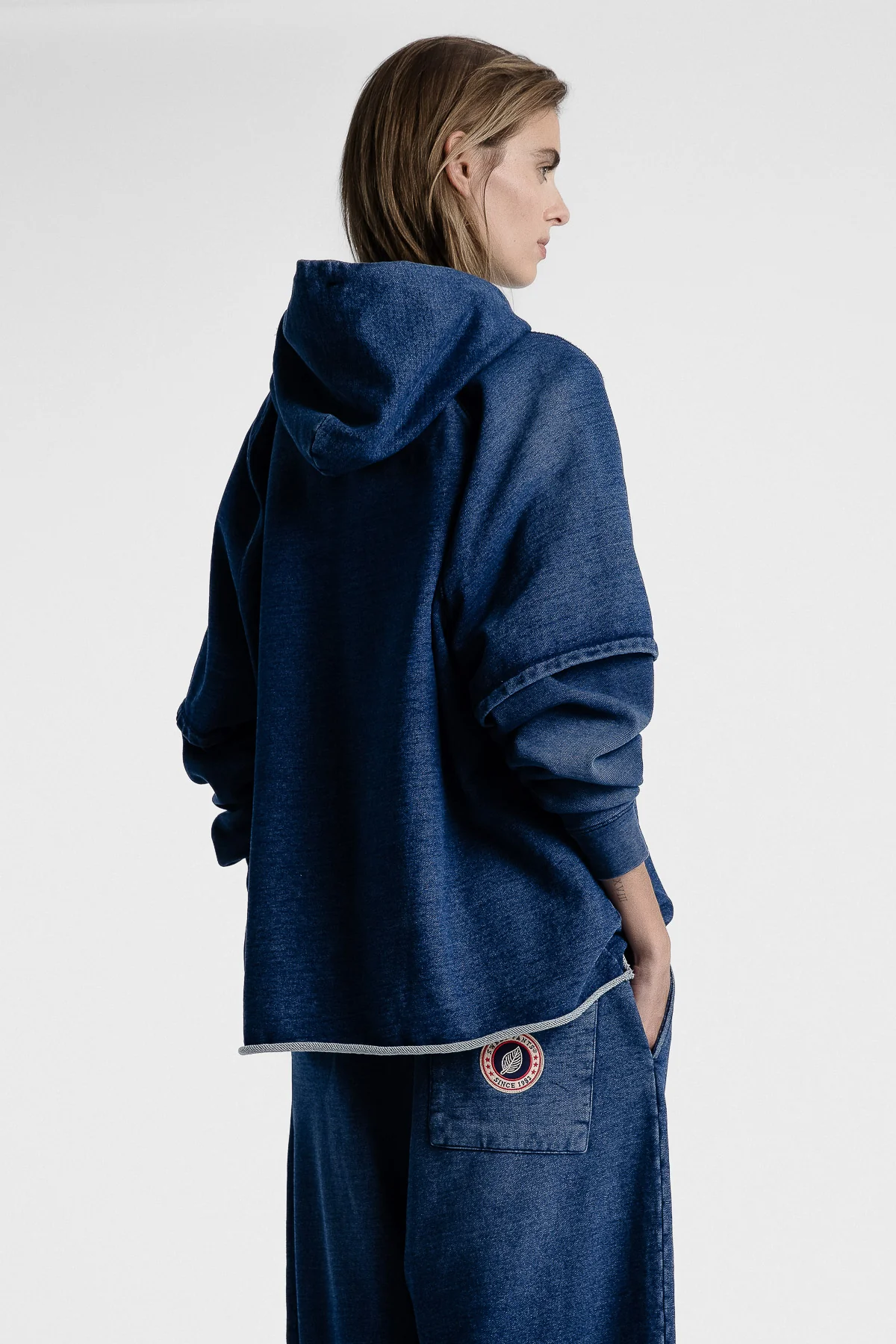 INDIGO HOOD DARK BLUE - Image 5