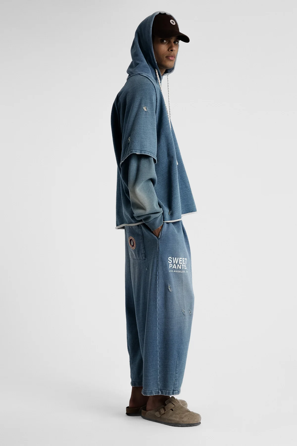 INDIGO HOOD USED - Image 2