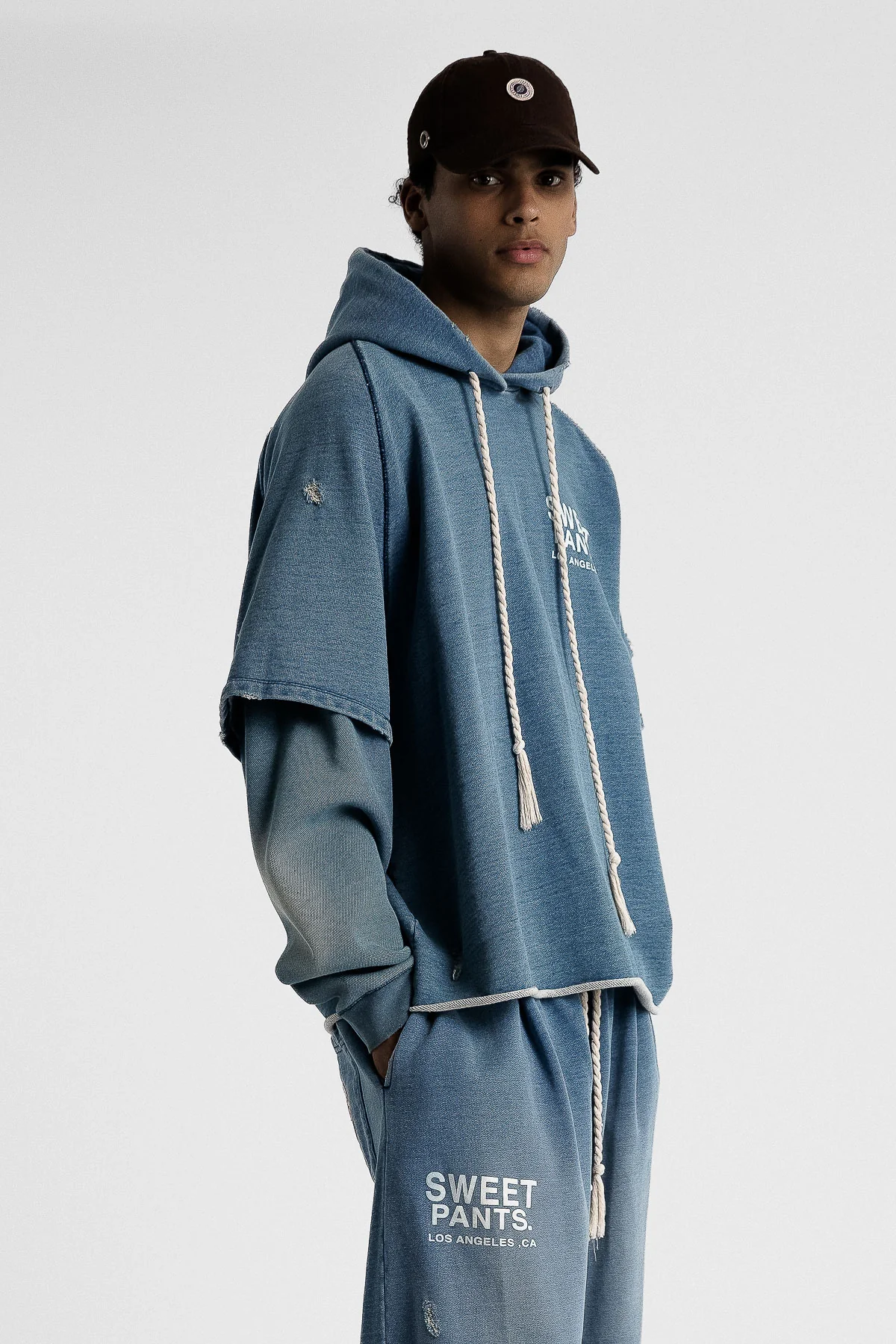 INDIGO HOOD USED - Image 8