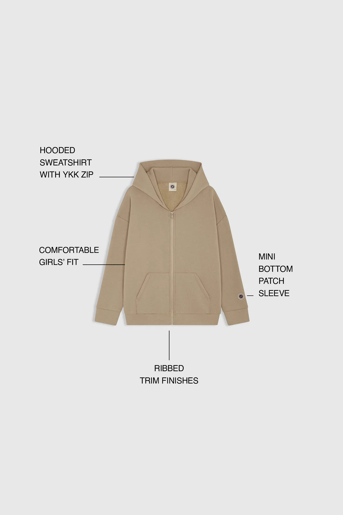 KID ENDLESS ZIP BLACK - Image 8