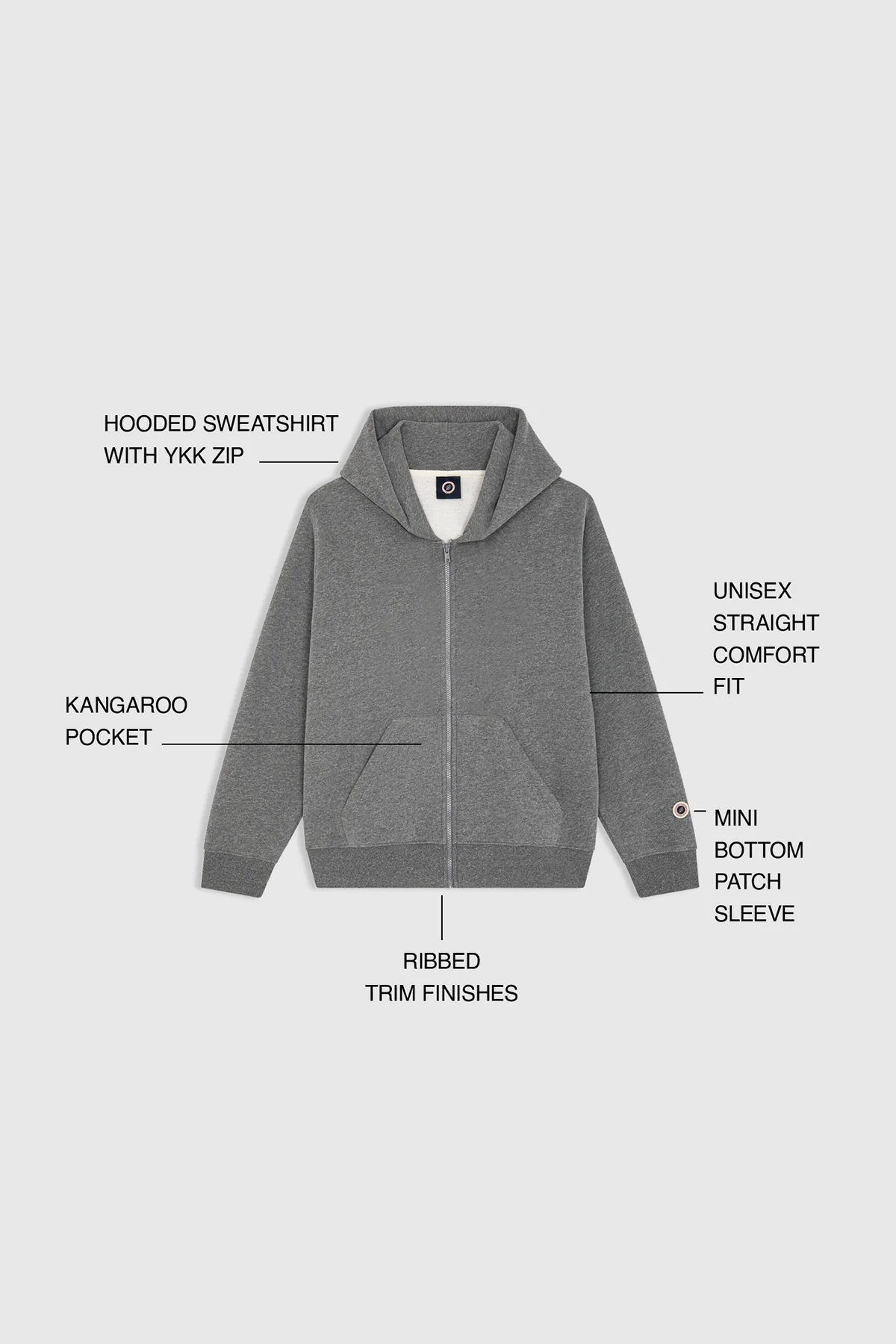 KID ICONIC ZIP NAVY - Image 5