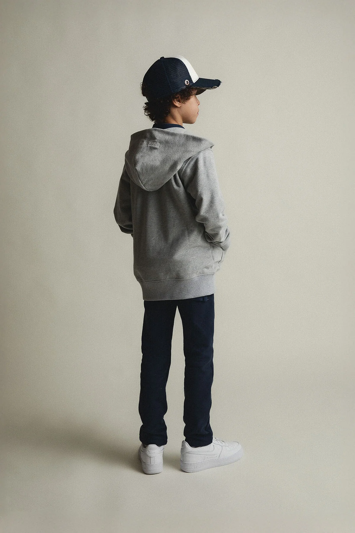 KID ICONIC ZIP GREY MARL - Image 6