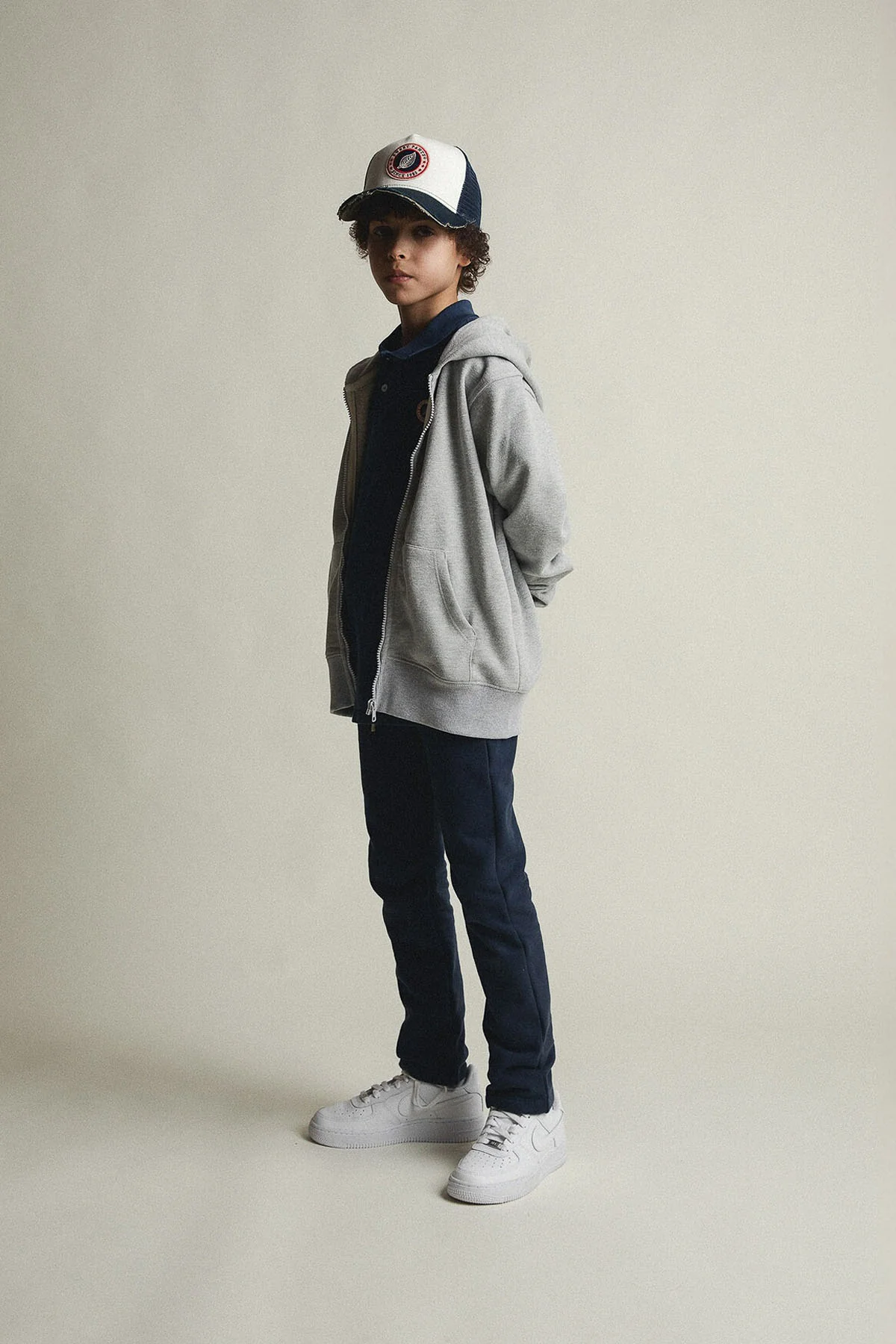 KID ICONIC ZIP GREY MARL - Image 9