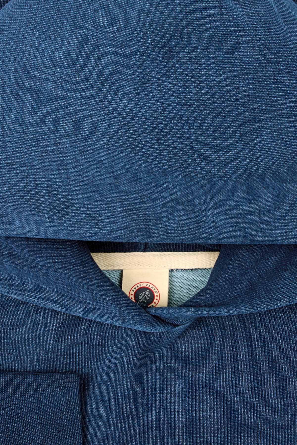 KID INDIGO HOOD ML DARK BLUE - Image 4