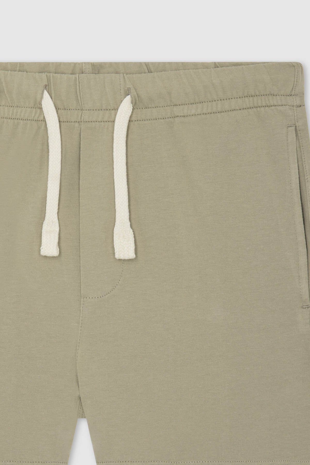 KID JERSEY SHORT LIGHT SAGE - Image 5