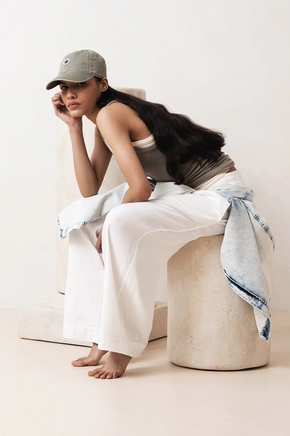 LINEN BAREL OFF WHITE - Image 7