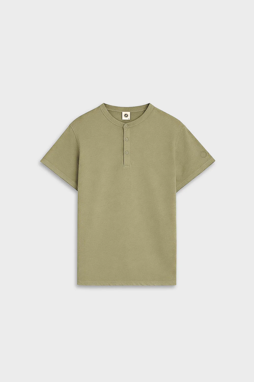 LINEN HENLEY SAGE - Image 2