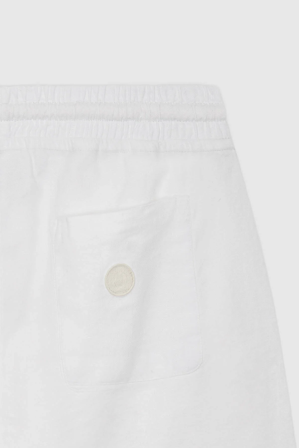 LINEN SHORT OFF WHITE - Image 3