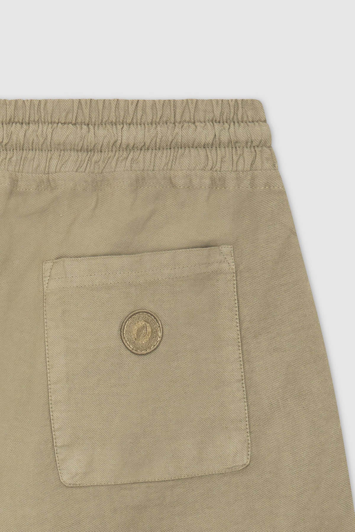 LINEN SHORT SAGE - Image 3