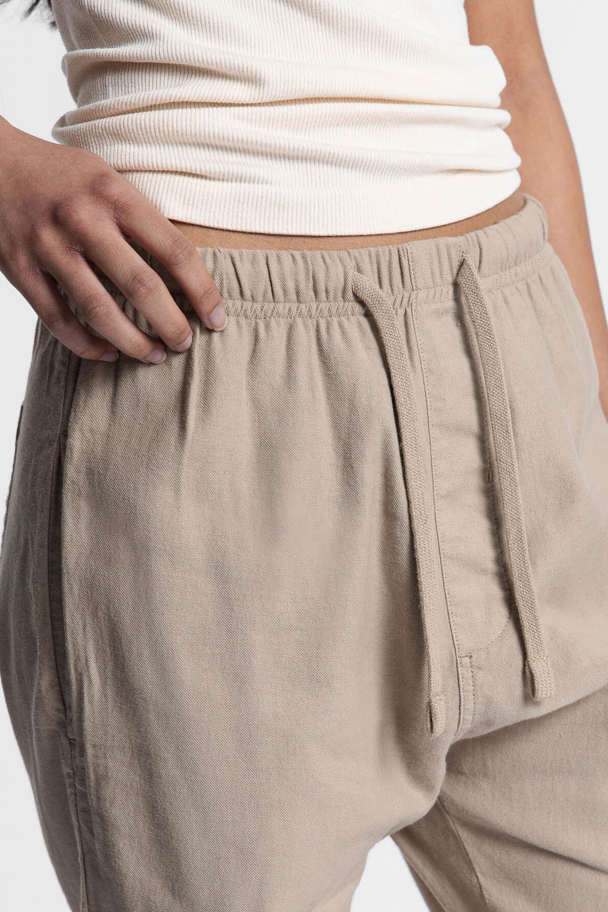 LINEN TAPER WHITE PEPPER - Image 9