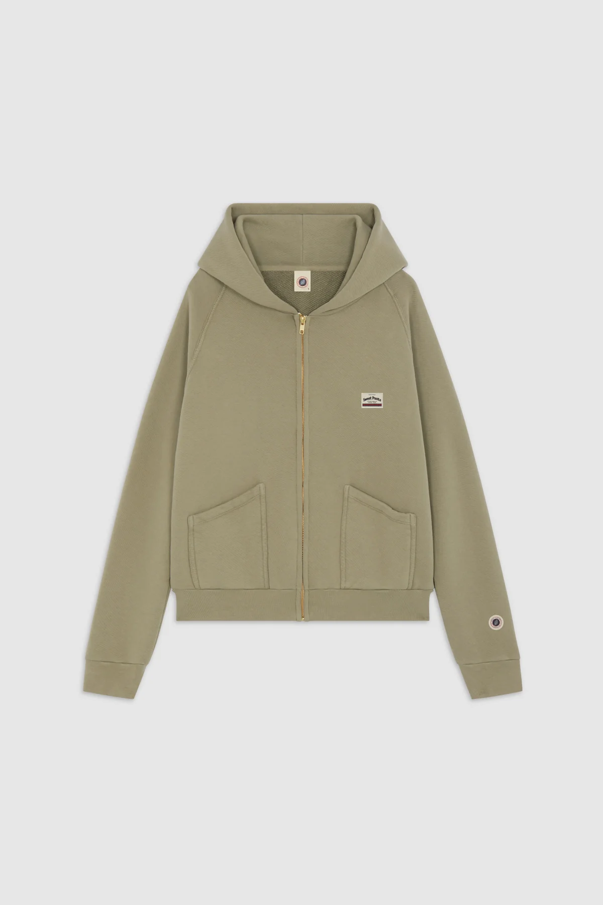 PREPPY ZIP UP SAGE