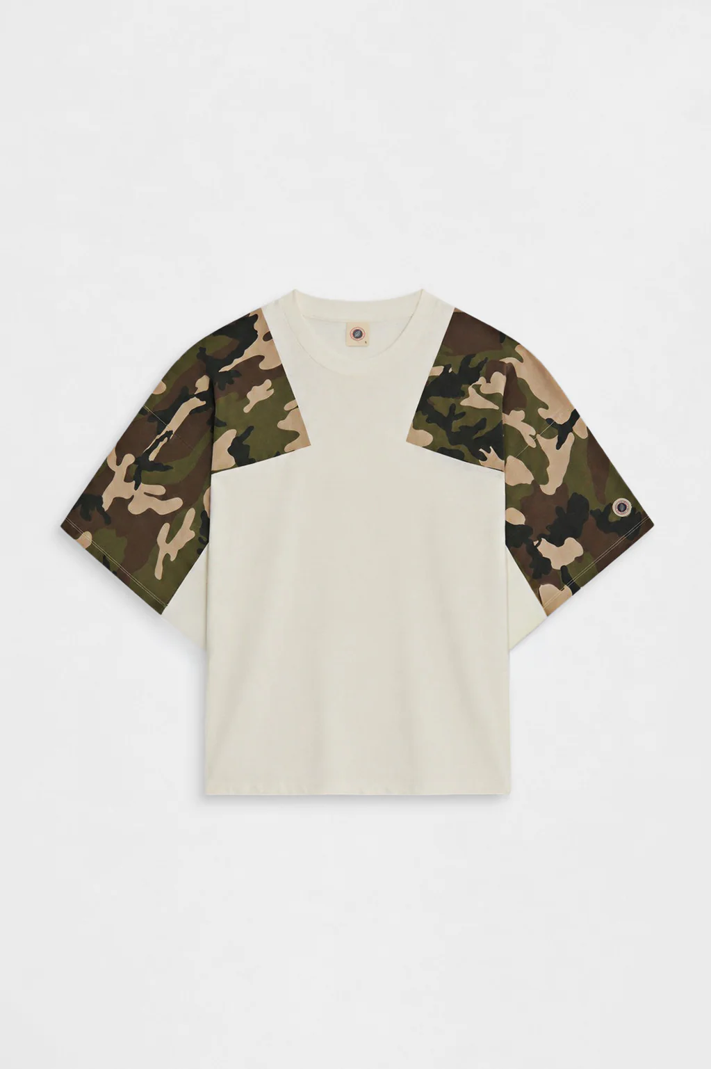 SHOULDER TEE CAMOU