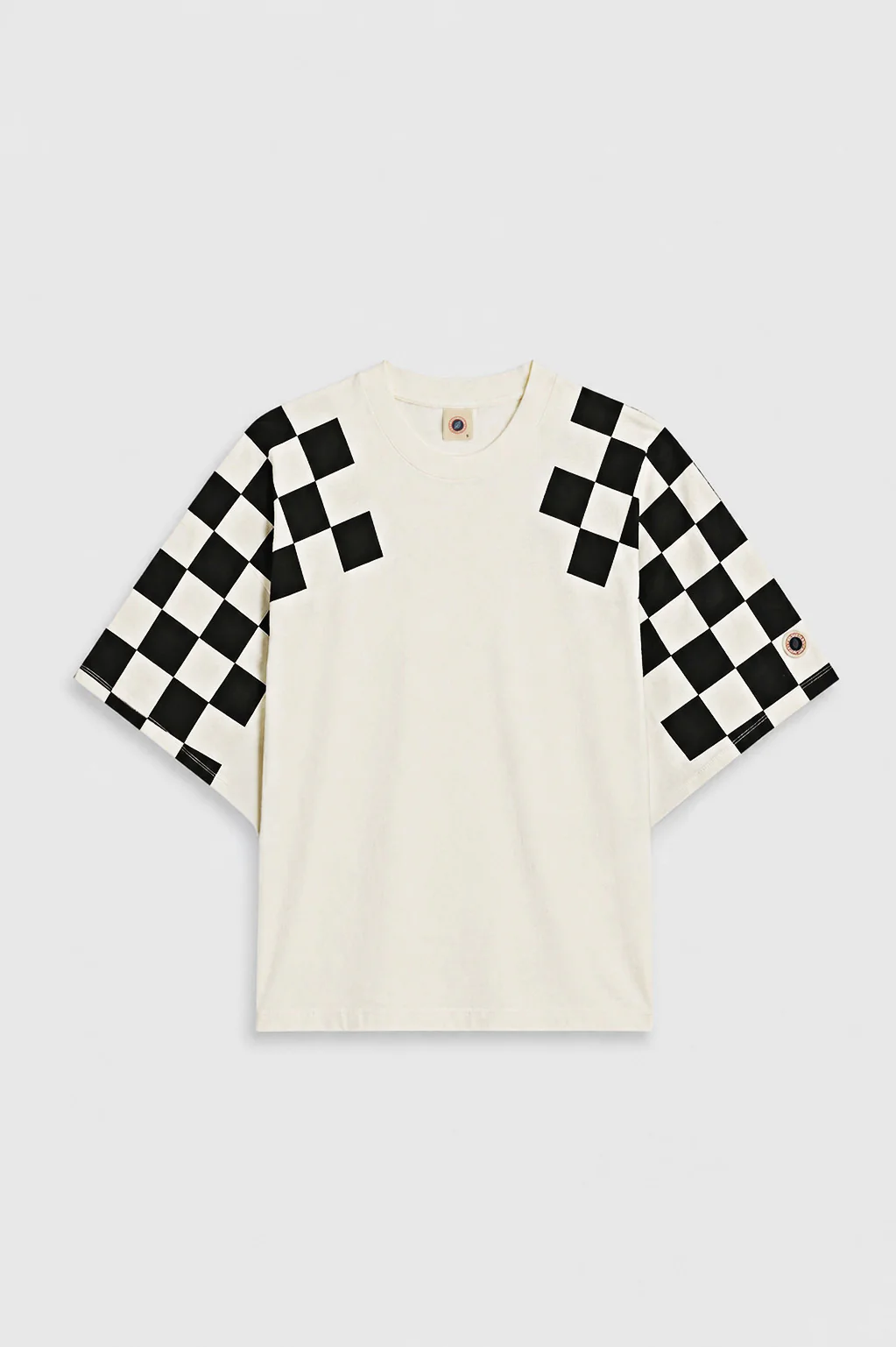 SHOULDER TEE DAMIER