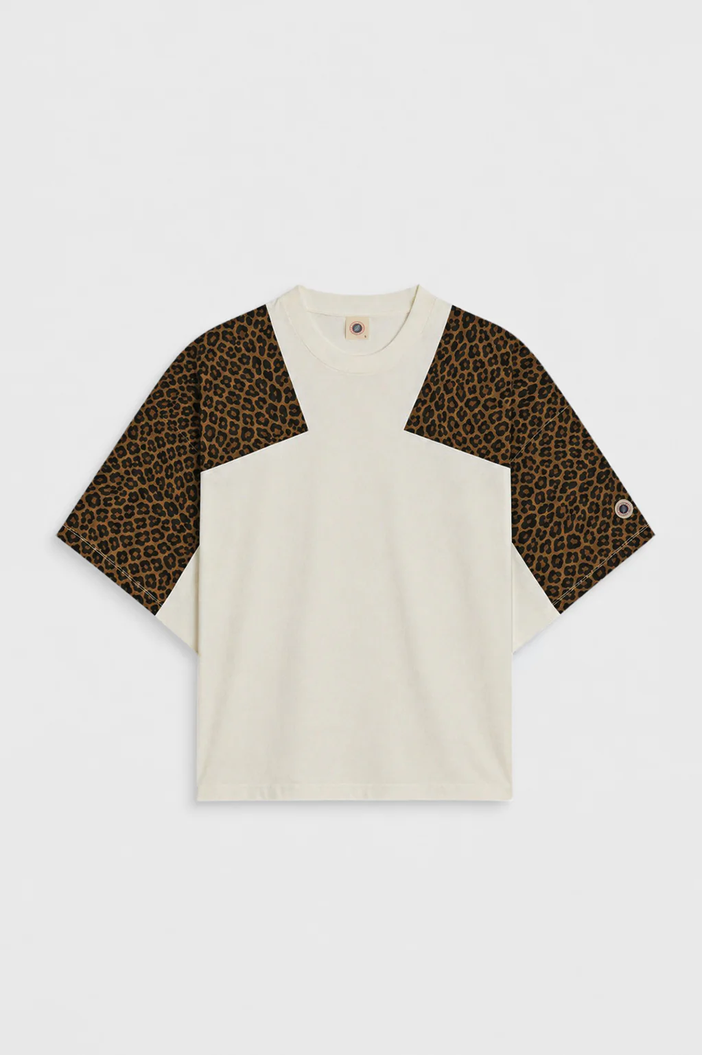 SHOULDER TEE LEOPARD